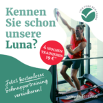Mann trainiert auf der Luna